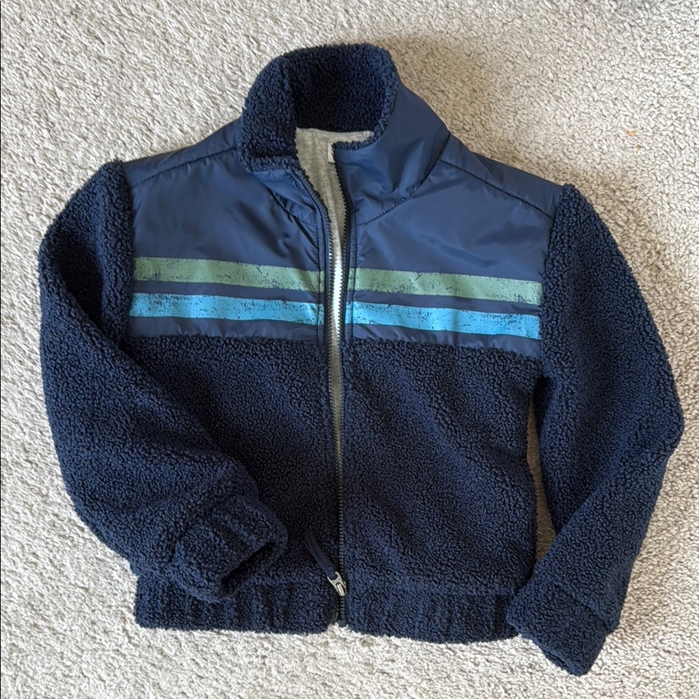 Splendid Navy Sherpa Jacket
